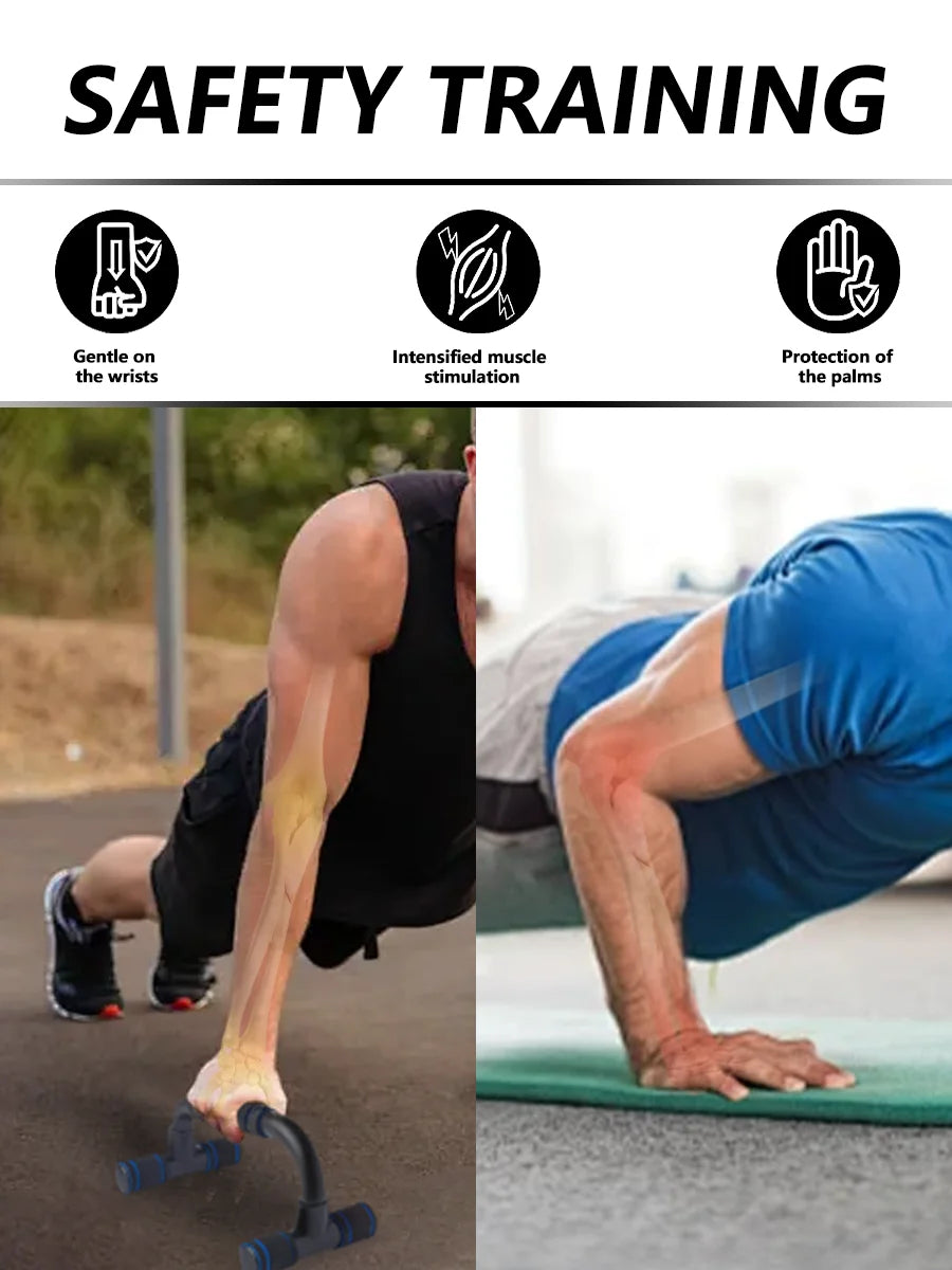 Push-Ups Stands, Fitness Press Up Bar with Non-Slip Foam Handles for Arms, Chest and Shoulder Training Gym home Workout Exercise